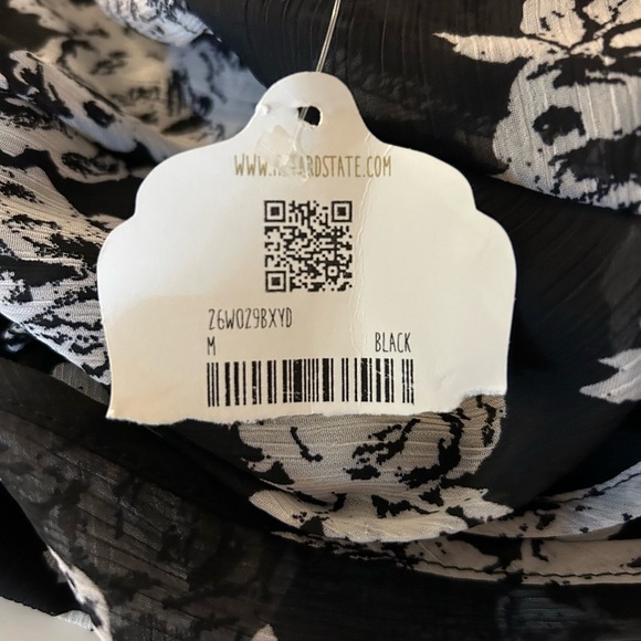 Altar'd State Black and White Long Sleeve Sundress New with tag! - Picture 11 of 11